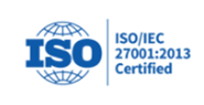 ISO/IEC 27001:2013 Certified